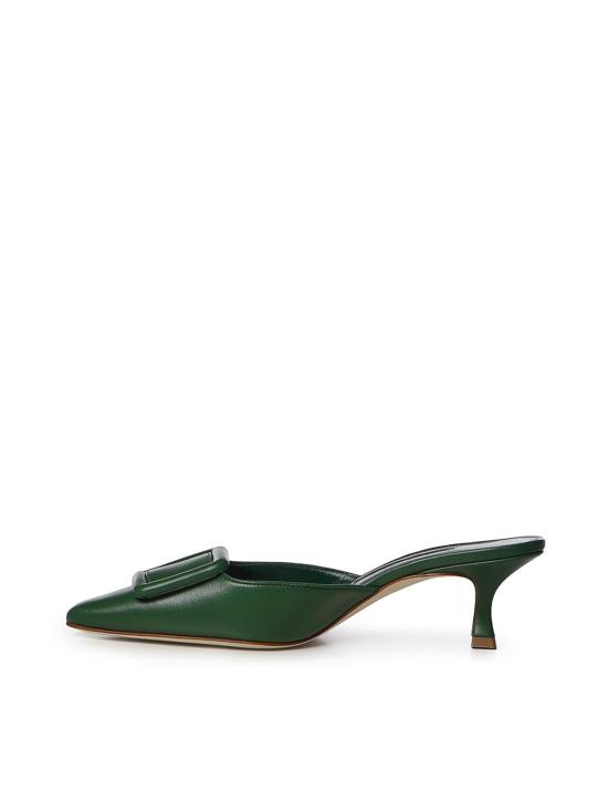 26FW 마놀로 블라닉 뮬/슬리퍼 21902553097 GREEN - MANOLO BLAHNIK