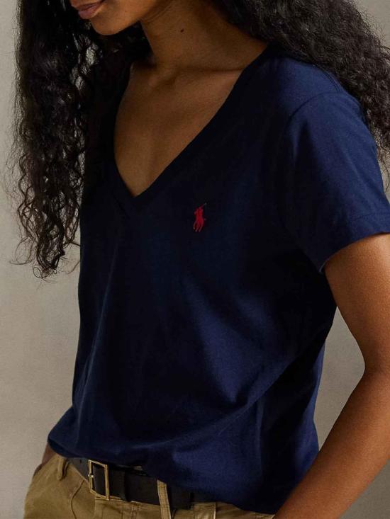 26SS 폴로 랄프로렌 반팔 티셔츠 211B14611008 DARK BLUE - POLO RALPH LAUREN