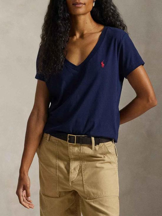 26SS 폴로 랄프로렌 반팔 티셔츠 211B14611008 DARK BLUE - POLO RALPH LAUREN