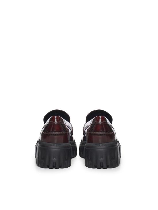 26FW 호간 로퍼 HXW7000FV50SHAR810 BURGUNDY - HOGAN