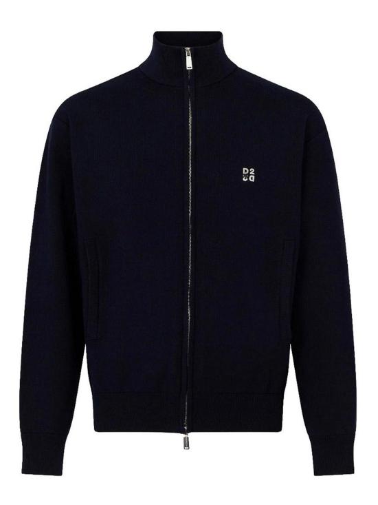 26FW 디스퀘어드2 집업 니트 S74HA1637D13230524 DARK BLUE