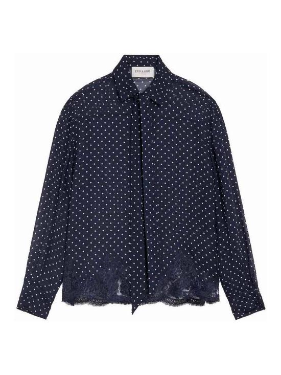 26FW 에르마노 설비노 셔츠 D49EK003EB0MFB90 BLUE
