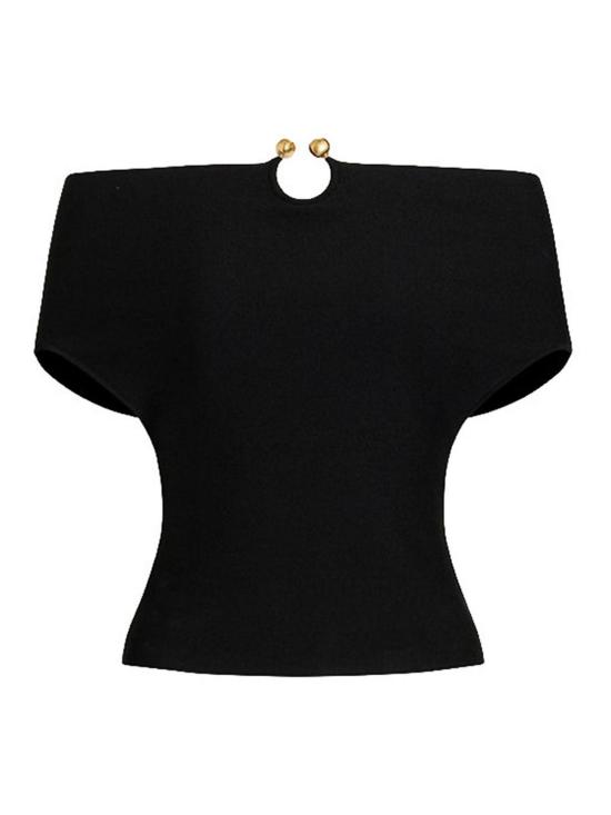26FW 알베르타 페레티 민소매 티셔츠 090266080555 BLACK