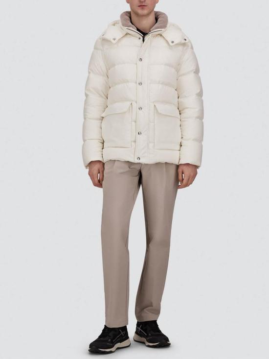 26FW 에르노 매트 테크니컬 모노그램 패브릭 파카 PI001402U12414Z1000 WHITE - HERNO