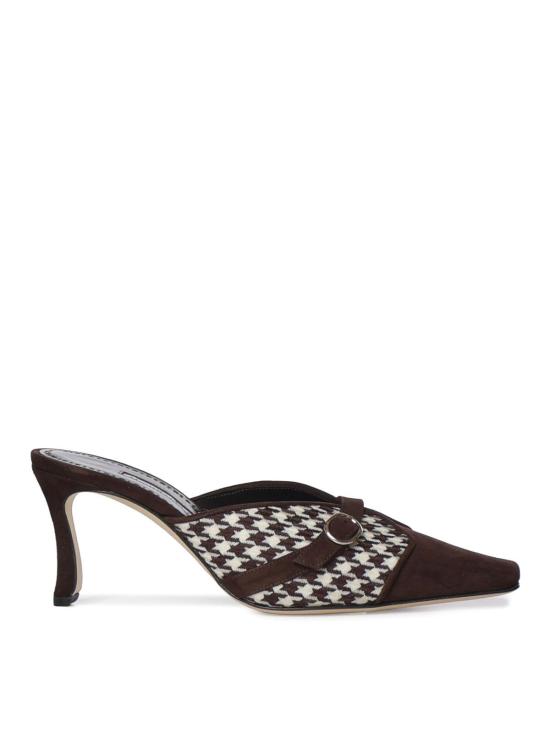 26FW 마놀로 블라닉 뮬/슬리퍼 32631882011 BROWN