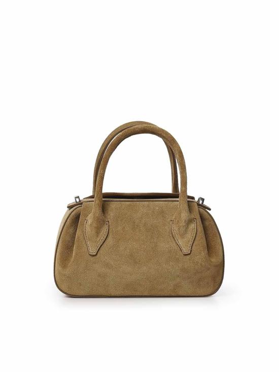 26FW 유제피 클러치/파우치 OYSTERMINIDUFFLESUEDE BROWN - YUZEFI