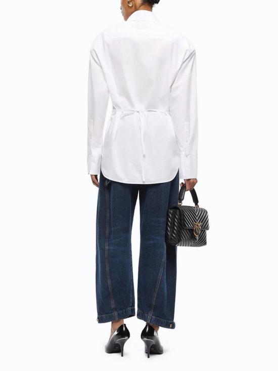 26FW 핑코 셔츠 107510A3KBZ05 WHITE - PINKO