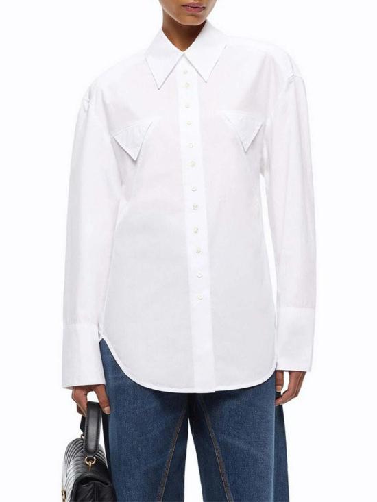 26FW 핑코 셔츠 107510A3KBZ05 WHITE - PINKO
