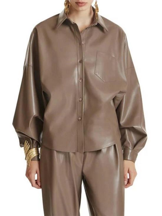 26FW 시모나 코르셀리니 셔츠 A26CPCA00301V0799 BROWN - SIMONA CORSELLINI