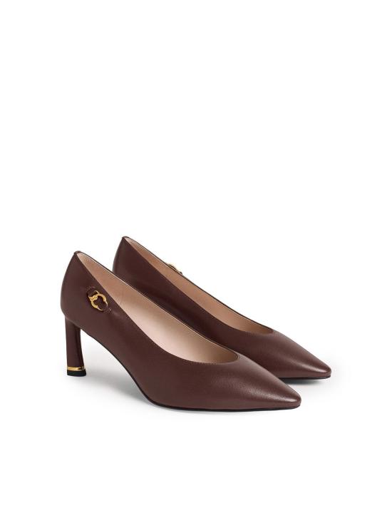 26FW 코치넬리 힐/펌프스 E4VTK130101R49 DARK RED - COCCINELLE