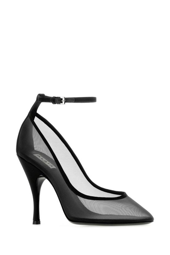 26FW 알라이아 힐/펌프스 AA3E1031A063 999 Black - ALAIA