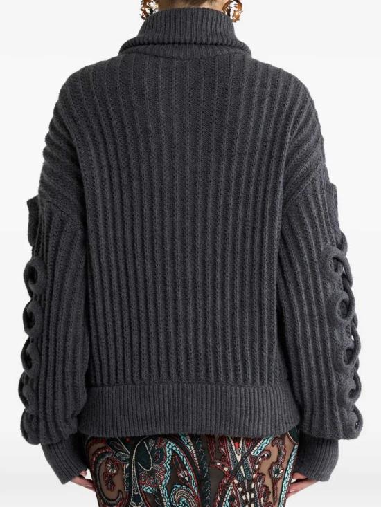 26FW 에트로 우븐 울 지퍼 가디건 WRKP0055AV12A V0766 - ETRO