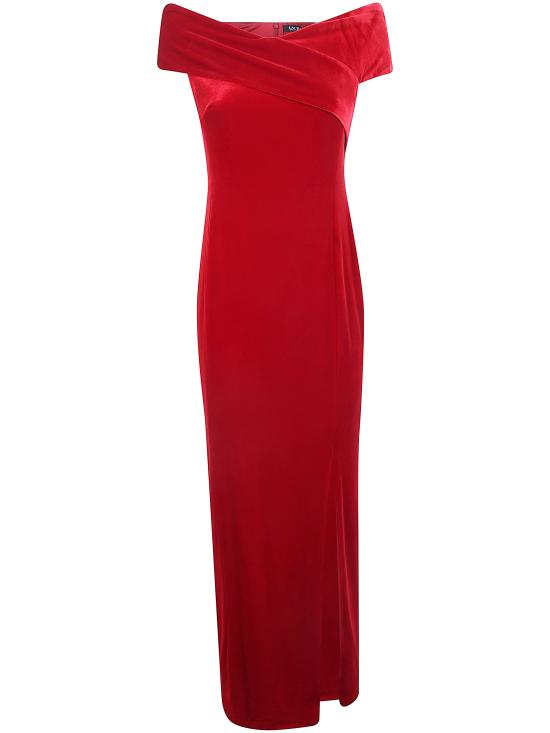 26FW 랄프 로렌 미디 원피스 253B27594 001 RED