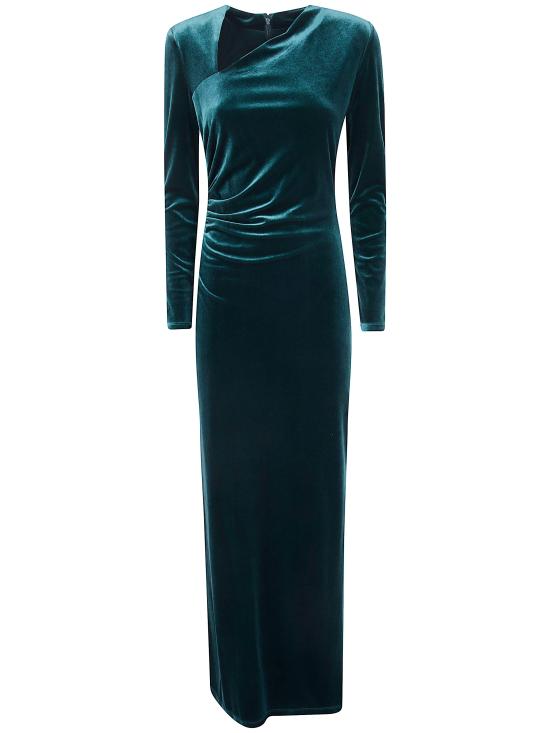 26FW 랄프 로렌 미디 원피스 253B27595 001 GREEN