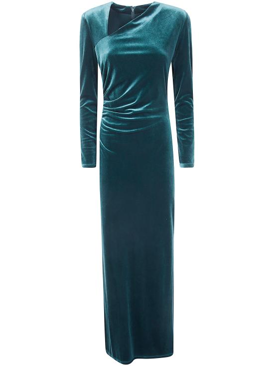 26FW 랄프 로렌 미디 원피스 253B27595 001 GREEN - RALPH LAUREN