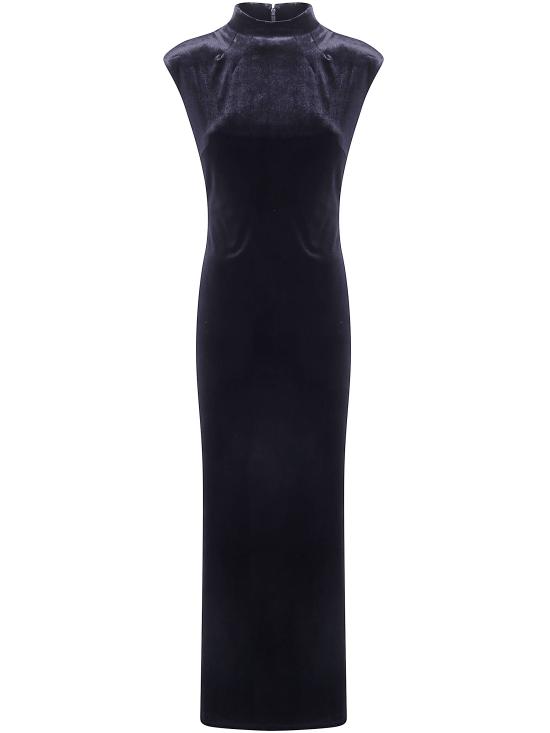 26FW 랄프 로렌 미디 원피스 253B27584 001 BLACK