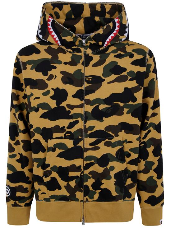 26FW 베이프 후드 티셔츠 001ZPM801012M YELLOW YELLOW ORANGE