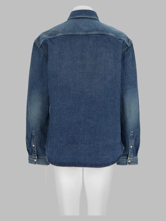 26FW 생로랑 데님 셔츠 862246Y20PA 5113 REEFBLUE - SAINT LAURENT