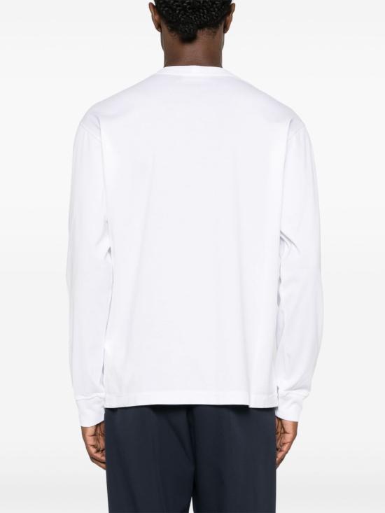 26FW 스톤 아일랜드 패치 슬림핏 롱슬리브 티셔츠 L2S152100031S0013 V0001 WHITE - STONE ISLAND