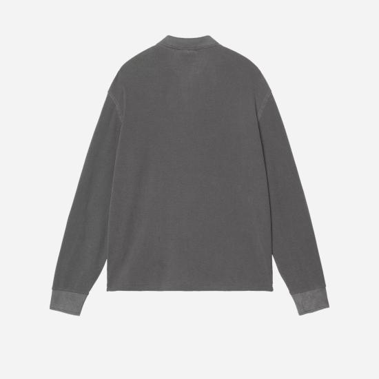 26FW 칼하트 WIP 폴로 티셔츠 I037043 89GD BLACK - CARHARTT WIP