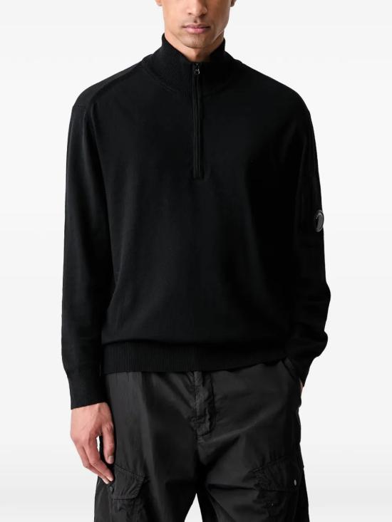 26FW 씨피 컴퍼니 스웨터 21CMKN070A005528A 999 BLACK