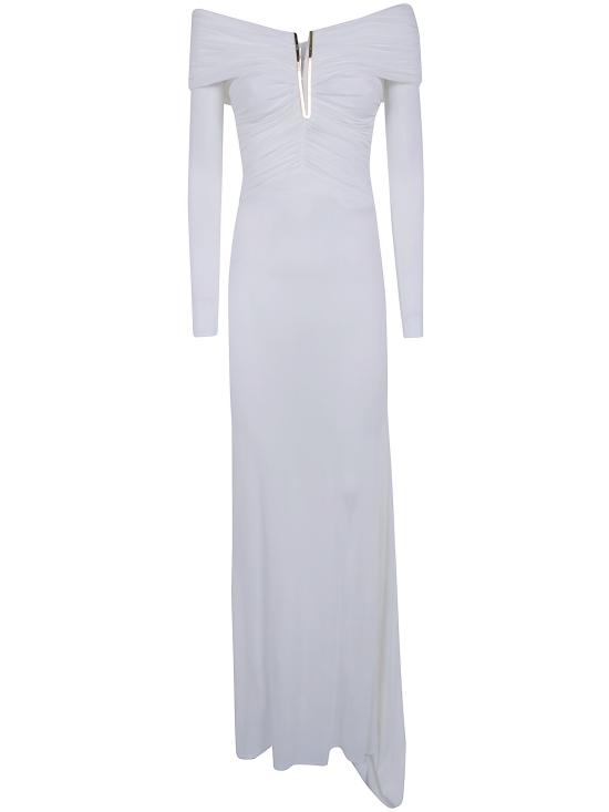 26FW 엘리자베타프랜치 미디 원피스 ABR2667E2 360 WHITE