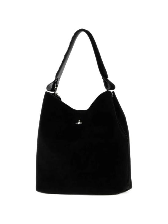 26FW 비비안웨스트우드 아카이브 오르브 레더 토트백 4601000IWL00AW N401 BLACK - VIVIENNE WESTWOOD
