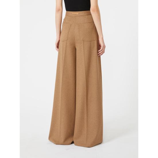 26FW 막스마라 스트레이트 팬츠 2621786022600 001 BROWN - MAX MARA