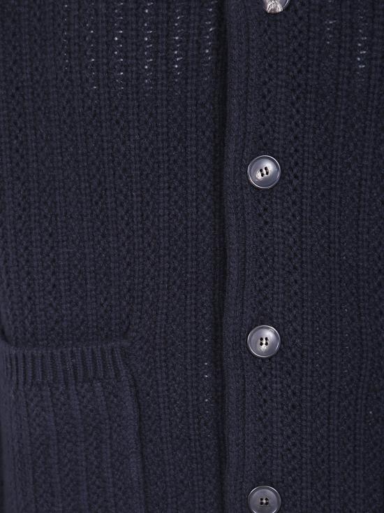 26FW 필리포 드 로렌티스 가디건 BB3MLTWC5HC 990 BLACK - FILIPPO DE LAURENTIIS
