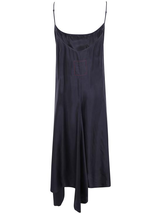26FW 우마 왕 미디 원피스 UW5013099 UW900 BLACK - UMA WANG