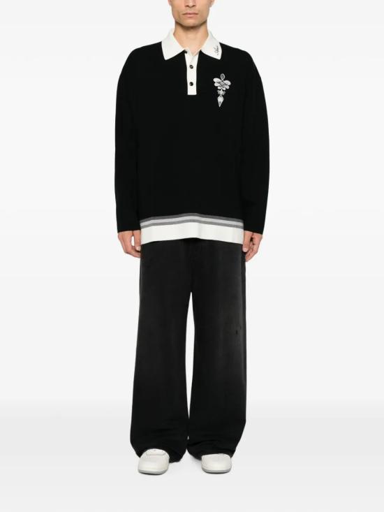26FW 아미리 폴로 티셔츠 AM426KN019 0002 BLACK - AMIRI