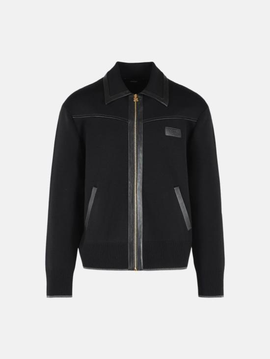 26FW 아미리 집업 니트 AM426KN025 0002 BLACK