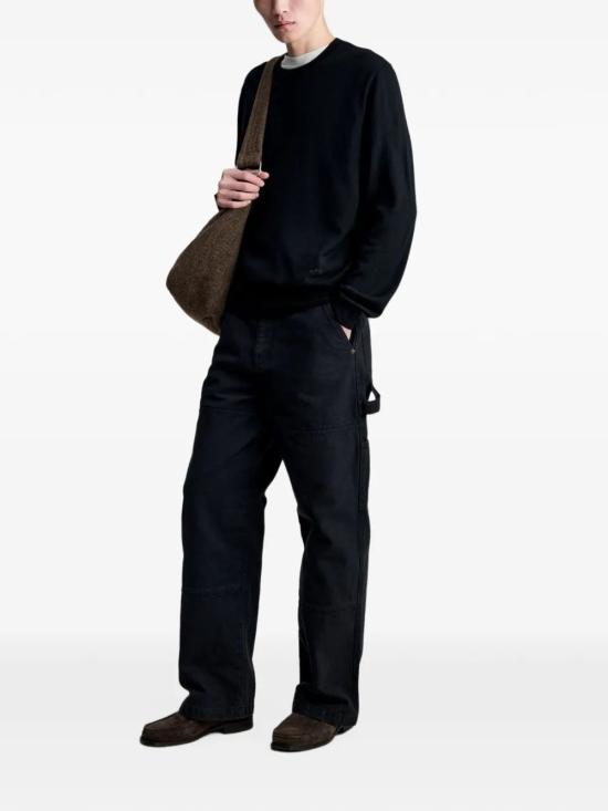 26FW 아페쎄 스웨터 WVAWM H23483 LZZ BLACK DOM - A.P.C.