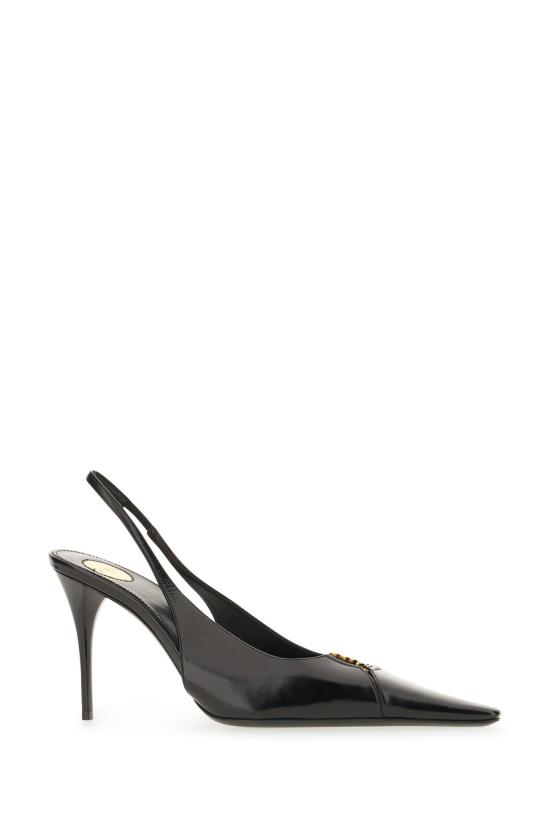 26FW 생로랑 베이비론 브레테유 슬링백 펌프스 806685AAEHI 1000 Nero - SAINT LAURENT