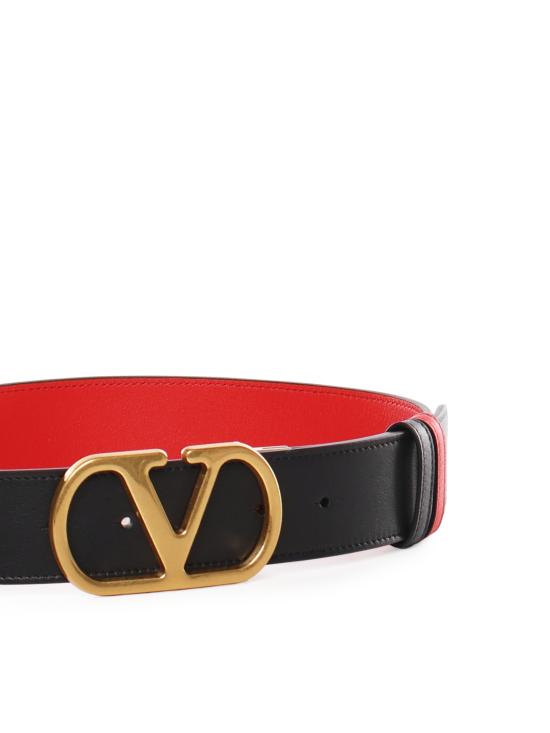 26FW 발렌티노 가라바니 벨트 8W2T0SQ4 IYR0SM BLACK RED - VALENTINO GARAVANI