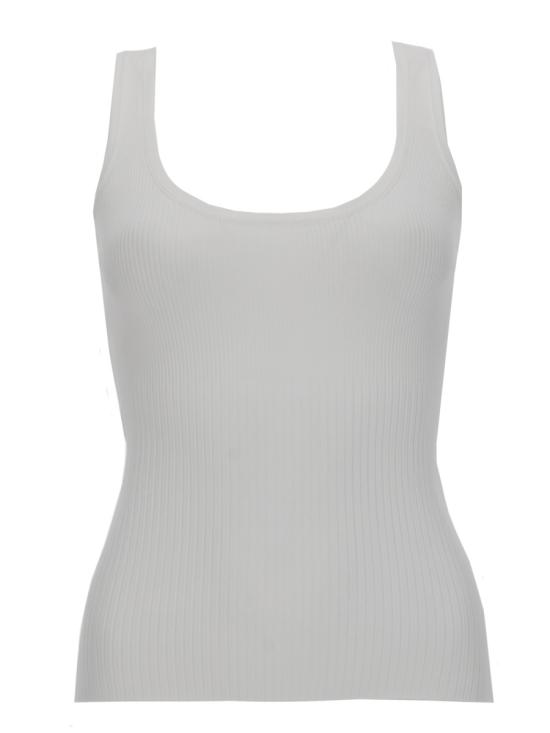 26SS 막스마라 기로 비스코스 탱크 탑 2611361032600 131001 WHITE
