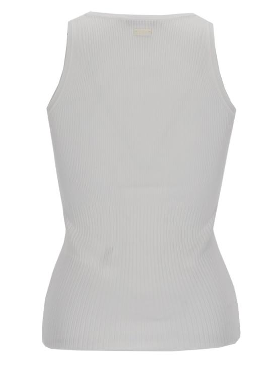 26SS 막스마라 기로 비스코스 탱크 탑 2611361032600 131001 WHITE - MAX MARA