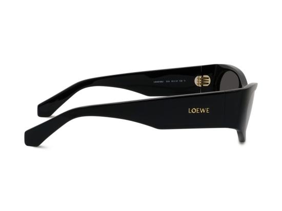 26SS 로에베 선글라스 글로시 블랙 Lw40196u 볼드 캣아이 아세테이트 - LOEWE