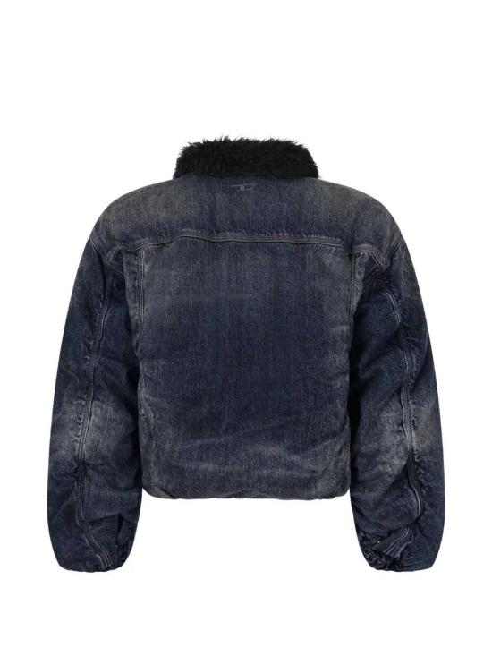 26FW 디젤 테디라인 트러커 데님 자켓 A25933007FZ 01 - DIESEL