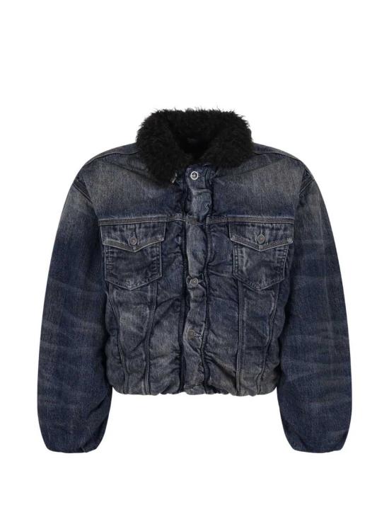 26FW 디젤 테디라인 트러커 데님 자켓 A25933007FZ 01