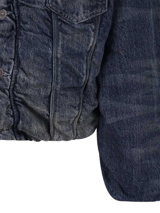 26FW 디젤 테디라인 트러커 데님 자켓 A25933007FZ 01 - DIESEL