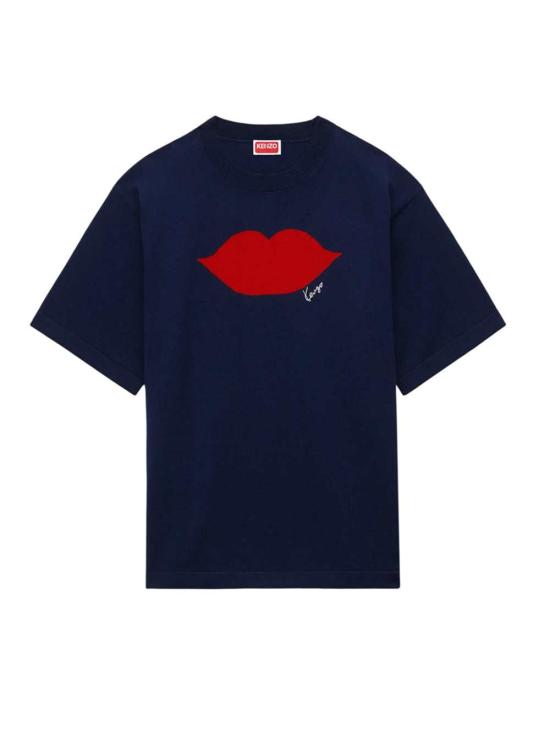 26FW 겐조 반팔 티셔츠 FG65TO8113EU 79 BLEU NOIR