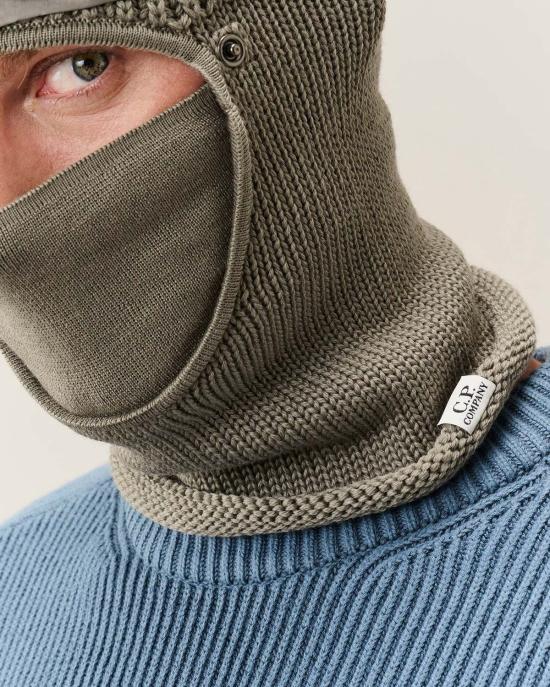  씨피 컴퍼니 바라클라바 C.P. Company Extrafine Merino Wool Goggle Balaclava - C.P. COMPANY