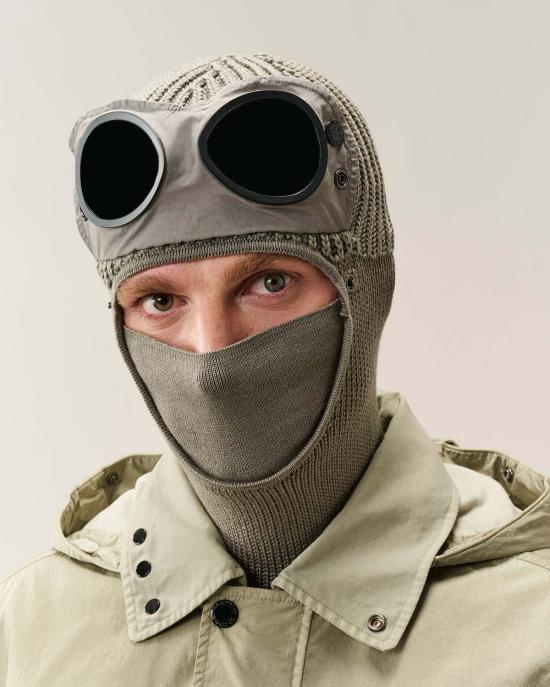  씨피 컴퍼니 바라클라바 C.P. Company Extrafine Merino Wool Goggle Balaclava - C.P. COMPANY
