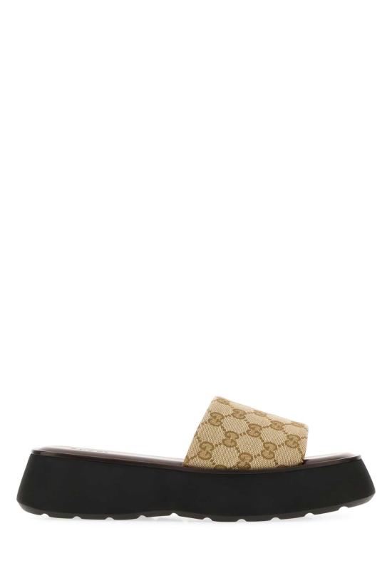 26FW 구찌 플랫폼 슬라이드 샌들 A0034RFAFUW 9611 BEIGE