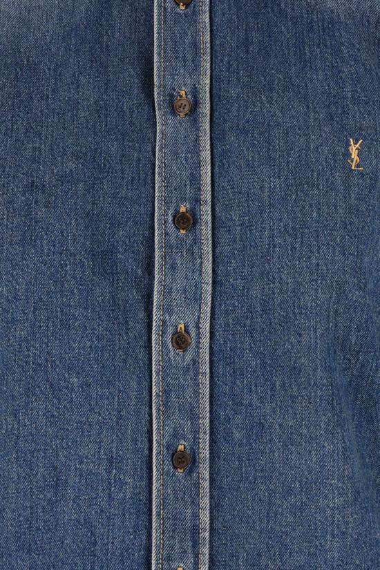 26FW 생로랑 셔츠 873984Y20PA 5113 REEF BLUE - SAINT LAURENT