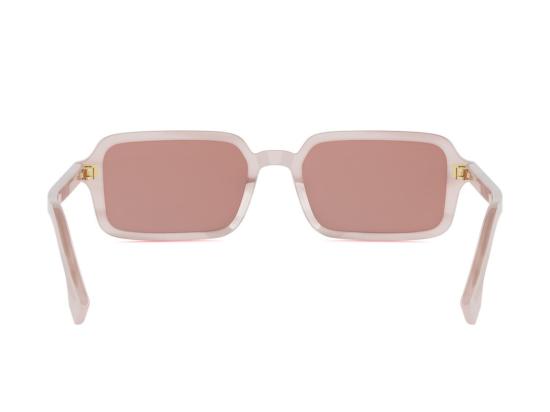 26SS 펜디 선글라스 반투명 핑크 Fe40174i 오버사이즈 스퀘어 - FENDI