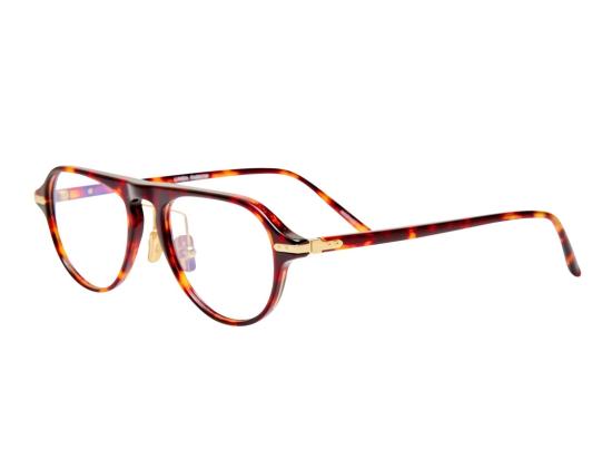26SS 린다페로우 선글라스 호피무늬 LF103A 아세테이트 에비에이터 안경 - LINDA FARROW