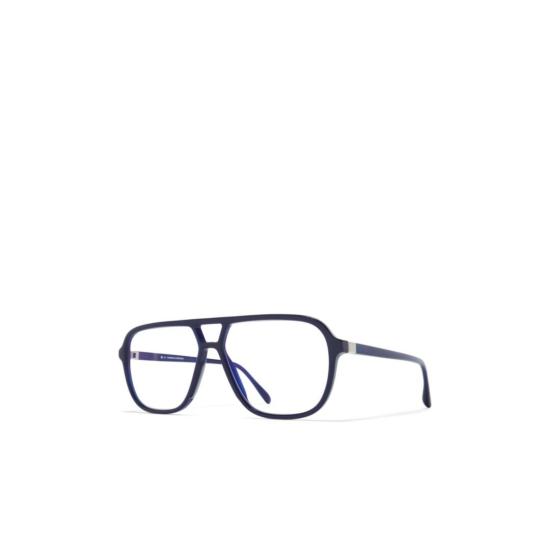 26SS 마이키타 선글라스 네이비 블루 카미 더블 브릿지 기하학적 - MYKITA