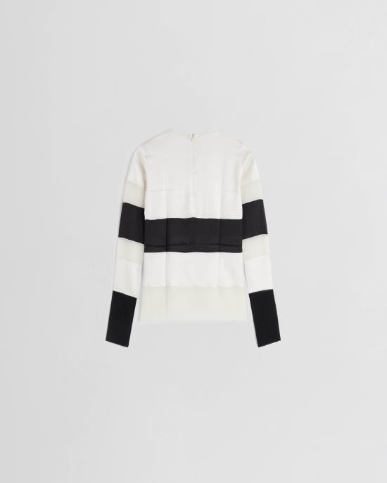 26FW 피비 파일로 패널 탑 ET183 SE3885150AI AVORIO - PHOEBE PHILO